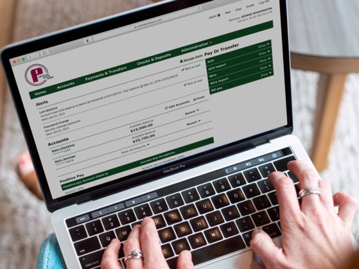 Interactive Click-Thru Demo about Business Online Banking